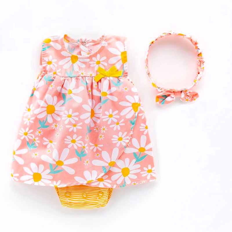 2-Piece Baby Jumper Dress and Headband