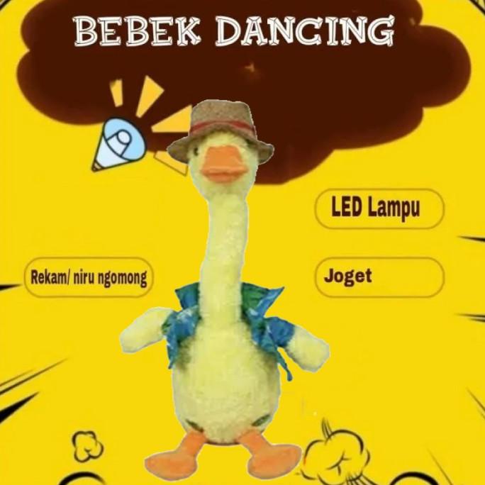 Mainan Bebek Joget Boneka Dancing Duck Bicara Goyang