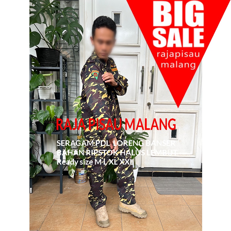 RPM Promo Termurah SALE RPM Setelan baju PDL loreng banser