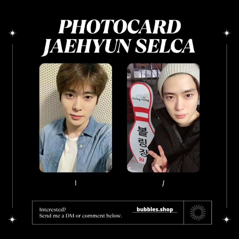 PHOTOCARD UNOFFICIAL JAEHYUN NCT SELCA