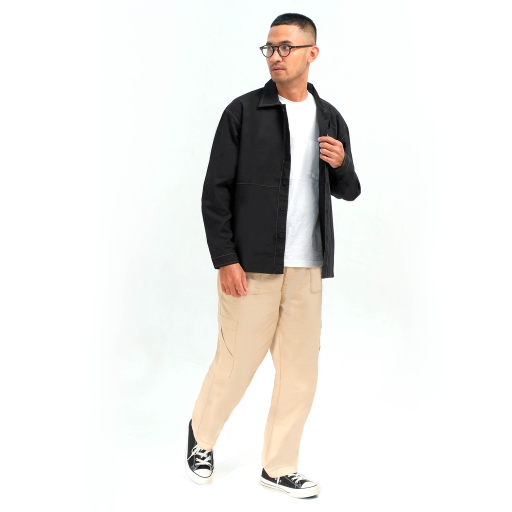 ORCA - Ox Panelled Shirt, Black