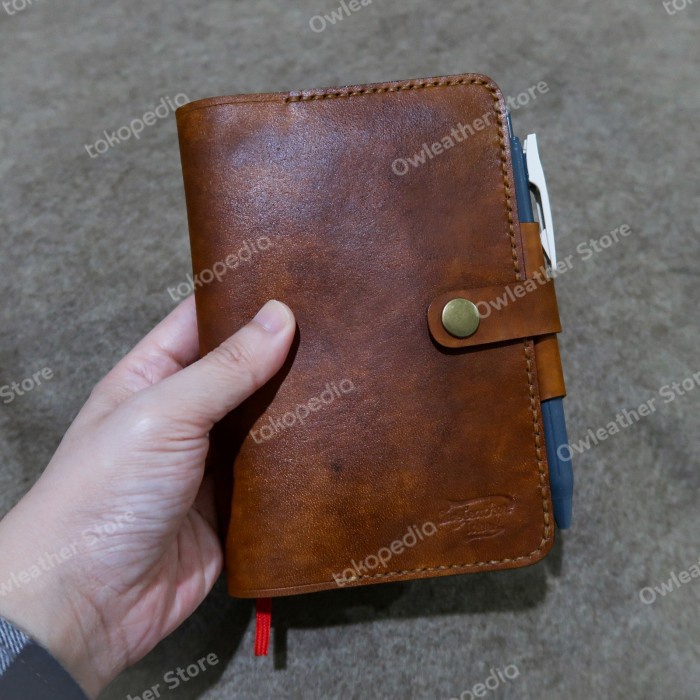 

Pad Leather Cover Notebook A6 / Moleskine (Hanya Cover)