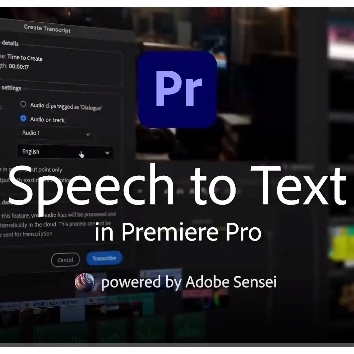 Speech to Text v12 for Premiere