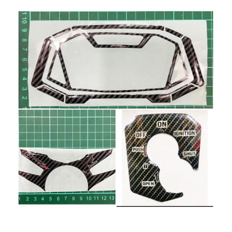 stiker timbul honda sonic segitiga stang spido kunci variasi honda sonic spidometer sonic