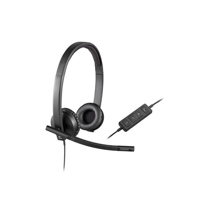 Headset Logitech H 570e USB - Black