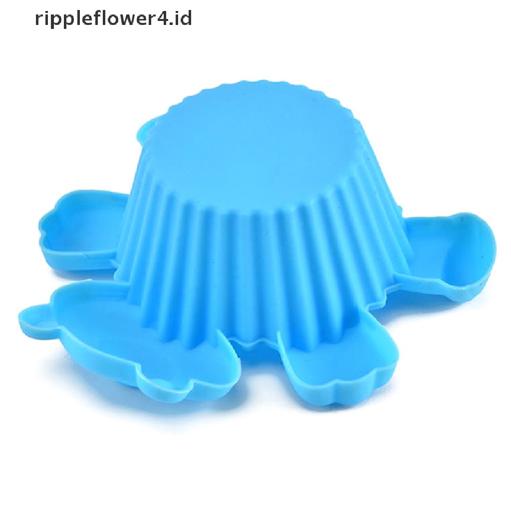 {rippleflower4.id} 1pcs Cetakan Kue Silikon Beruang Kartun Mini Cupcake Baking Mold DIY Kitchen Tools~