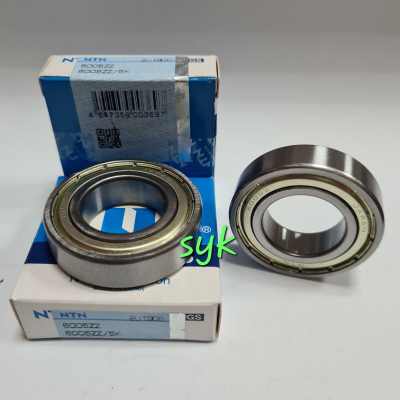 BEARING 6005 ZZ NTN TUTUP BESI