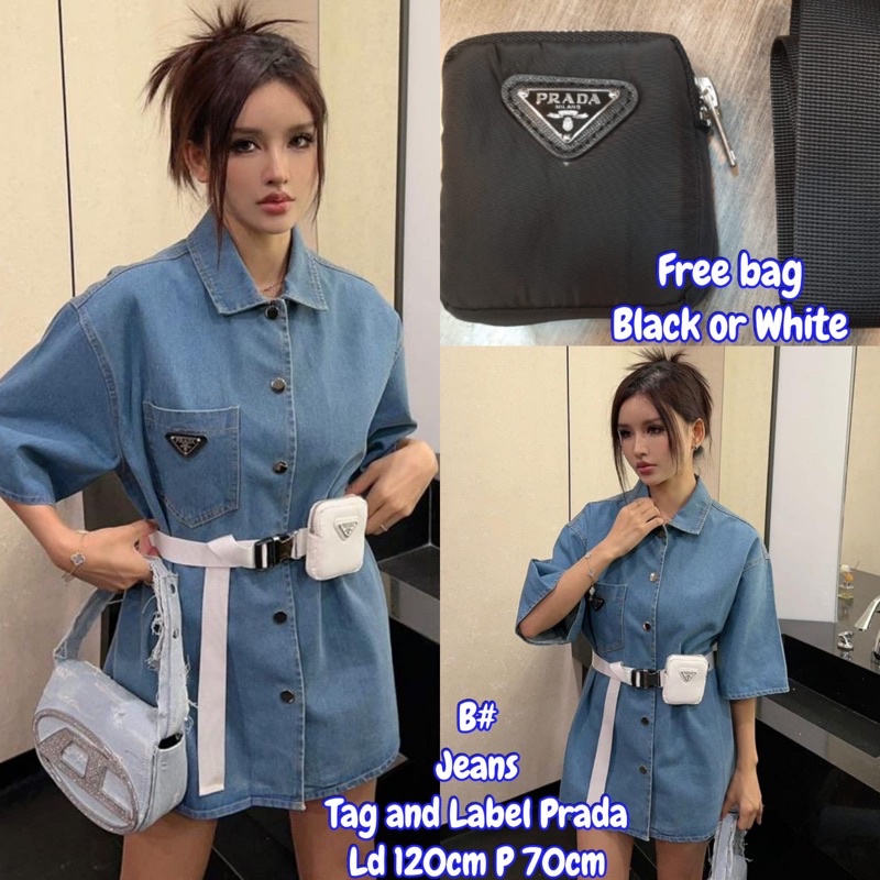 KEMEJA WANITA JEANS IMPORT PREMIUM KEKINIAN KEMEJA LENGAN PANJANG BLOSE JEANS TERLARIS