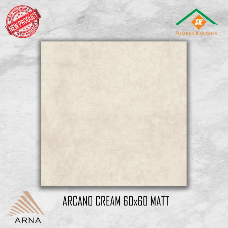 Granite lantai 60x60 arcano cream / matt / arna