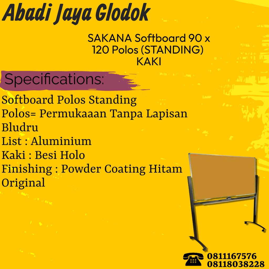 

SAKANA Softboard 90 x 120 Polos (STANDING) / KAKI