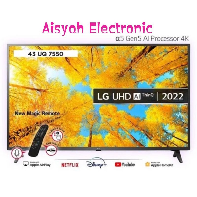 SMART TV LG 43UQ7550 43 INCH UHD 4K