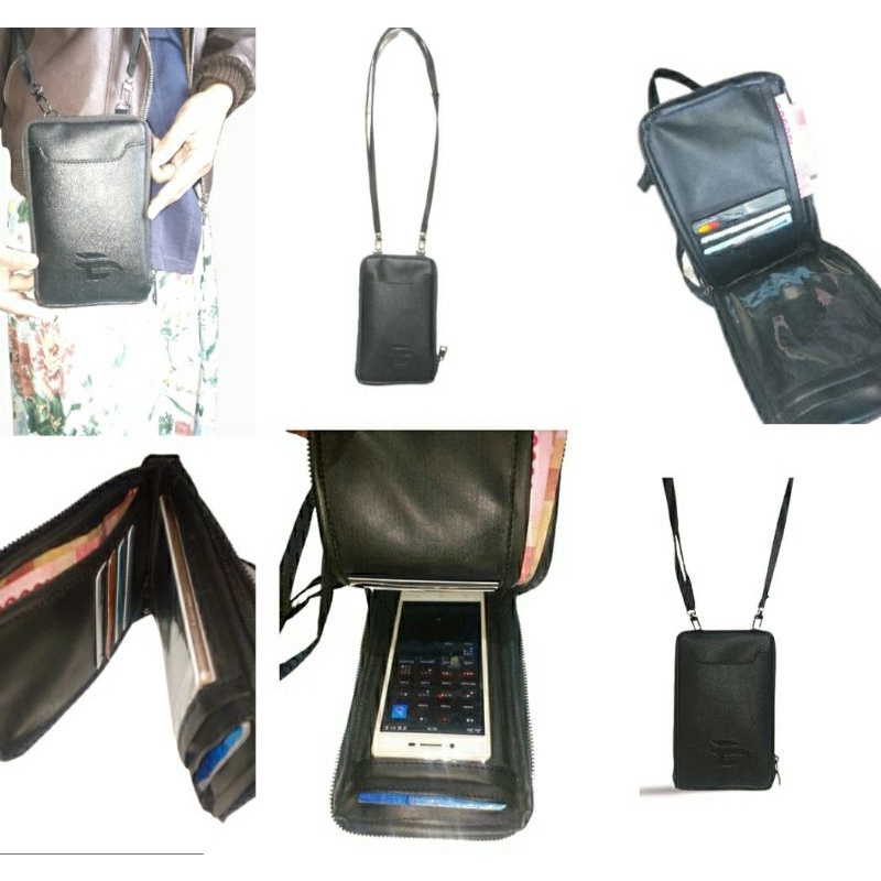 TAS_HP TAS SELEMPANG TAS LEHER KULIT SINTETIS