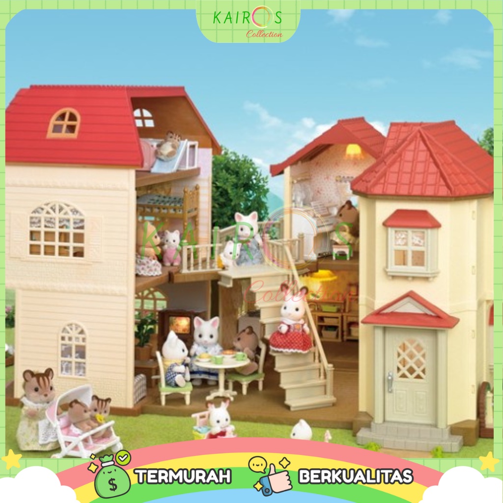 Sylvanian Families 3 Story House Connectable