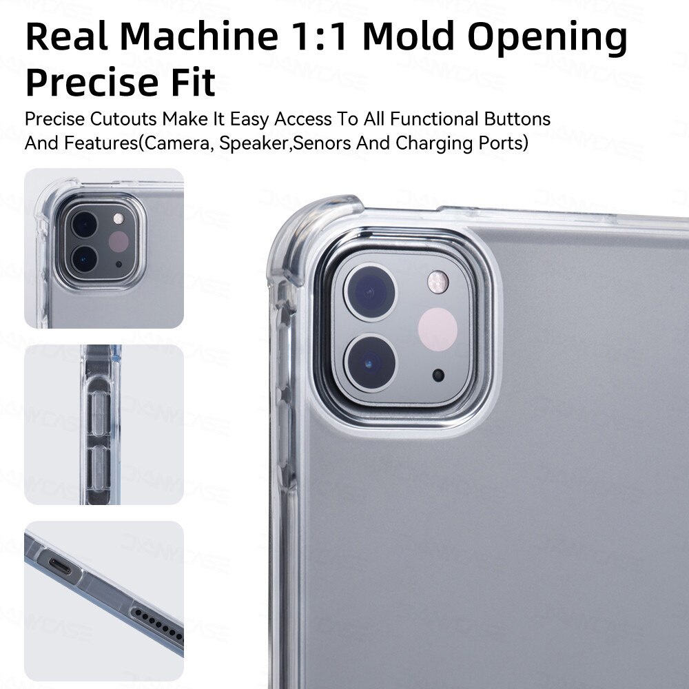 [ready stock]  iPad Case Softcase Silicone iPad Air 5  Air 4  pro11 Inci 10.2&quot; Pencil Holder Auto Wake/ Sleep Magnetic Case