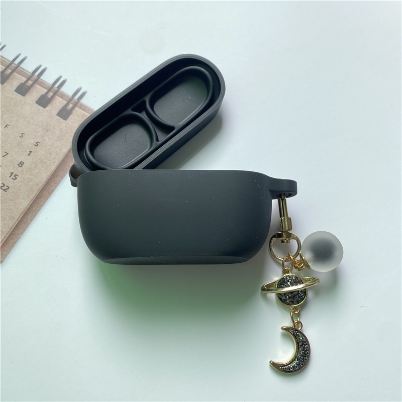 Case Untuk JBL Wave 100TWS Case Dengan Keyring Silikon Anti Jatuh Shockproof Cover Untuk JBL 100 TWS Earbud Case Aksesoris