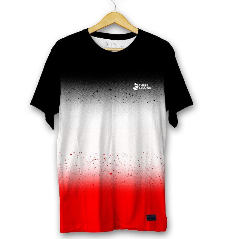 KAOS DISTRO 3SECOND BAJU KAOS PRIA PAKAIAN PRIA THREE SECOND