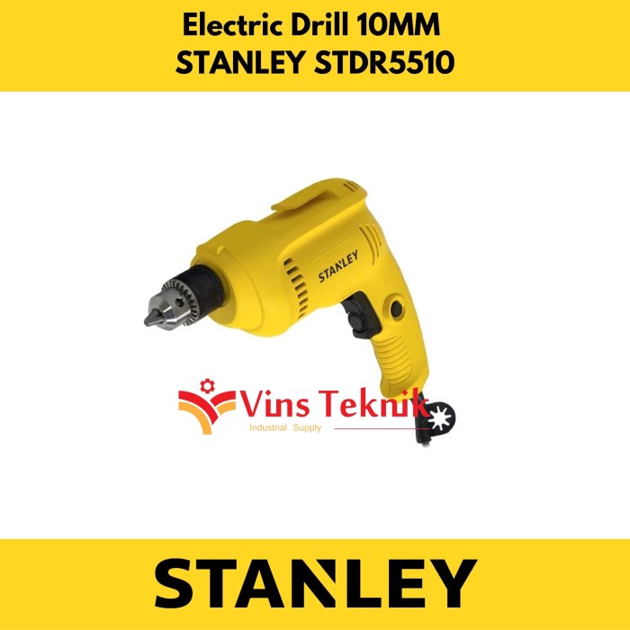Mesin Bor Tangan 10Mm Rotary Drill Stdr5510 Stanley Stdr 5510