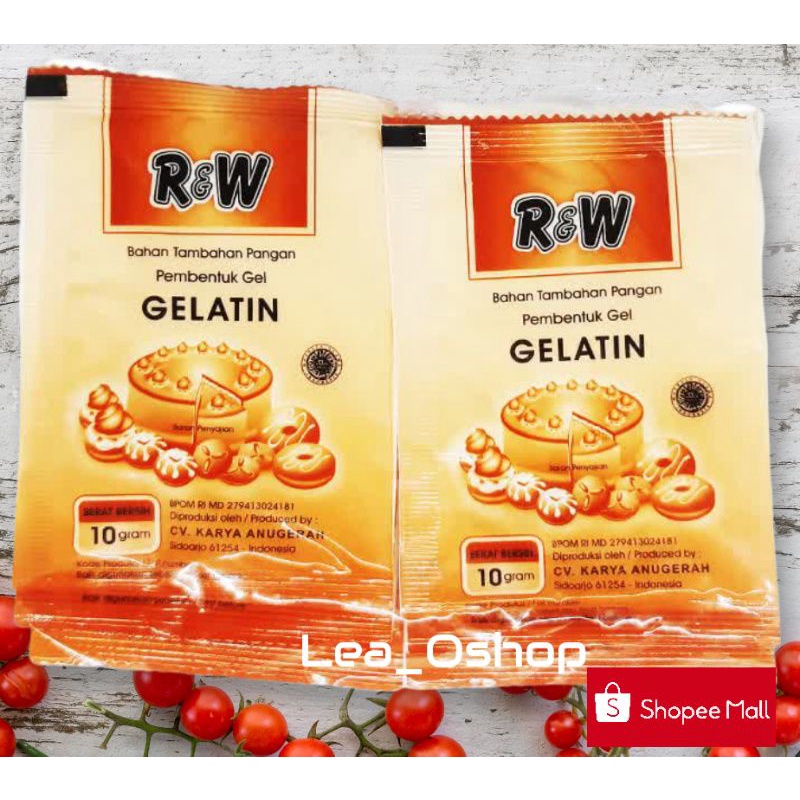 

Gelatin 1 pack isi 10 pcs Halal mui