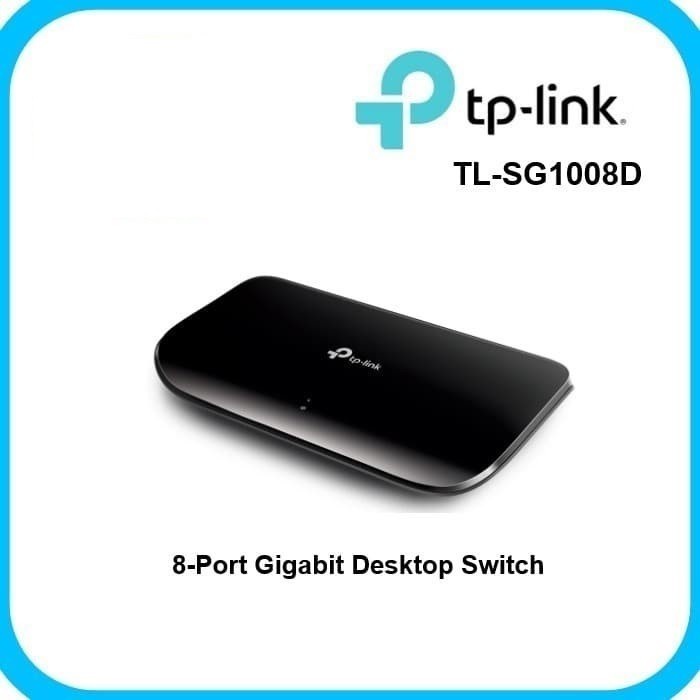 TP-LINK TL-SG1008D 8-Port Gigabit Switch Desktop / Gigabit 8 Port