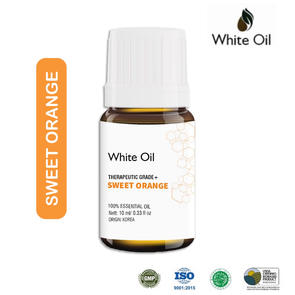 Sweet Orange Essential Oil Aromaterapi By White Essential