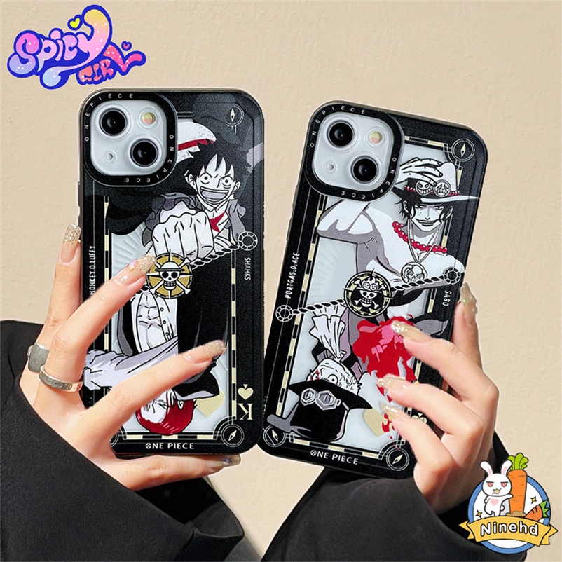 Soft Case Silikon Tpu Anti Slip Motif Kartun Compatible for iPhone 14 13 12 11 Pro Max X Xr Xs Max Se 2020 iPhone 7 Plus 8 7 6 6s Plus Couple Cartoon Animation One Piece Case Series Clear Soft TPU Phone Case Silicone Non-slip Protective Back Cover