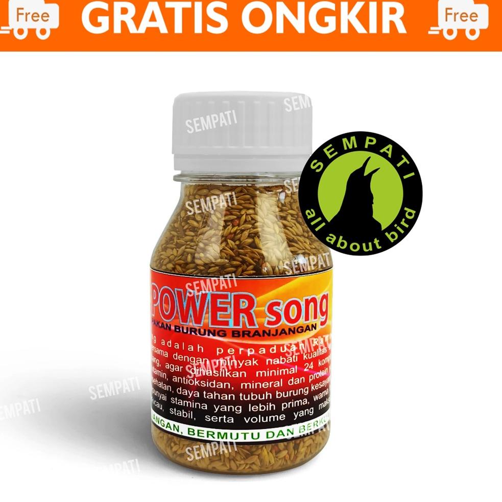 [P-T9T] ㊚] POWER SONG PAKAN BRANJANGAN POWER SONG PAKAN BURUNG BRANJANGAN LARK MAKANAN HARIAN SUPER 