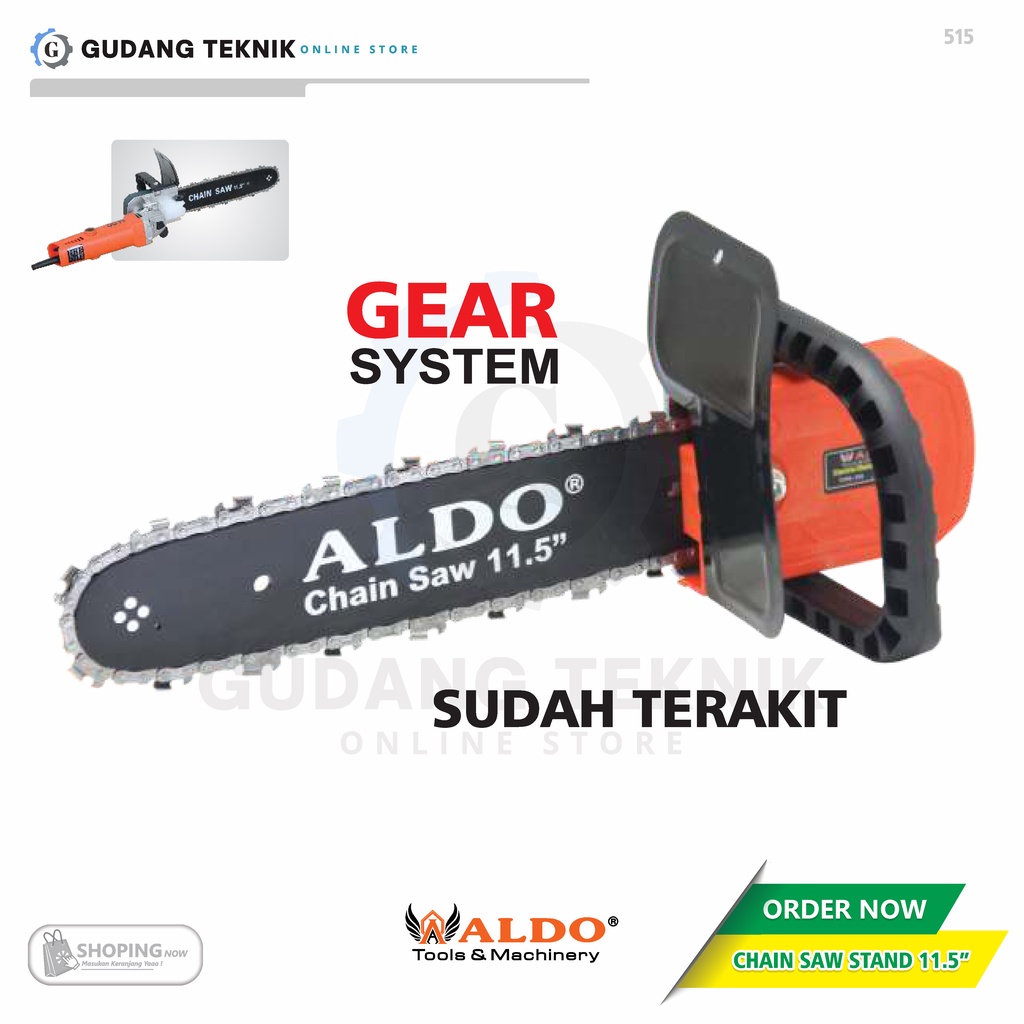 Chainsaw Stand 11,5&quot; Electric Adaptor ALDO 515 / Adapter Mesin Gerinda Chainsaw 11,5inch ALDO 515 - Adaptor Chainsaw Gerinda ALDO 515