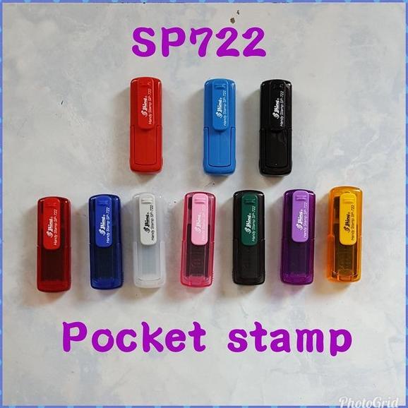

Terlaris Stempel nama saku baju Handy Pocket Stamp SP 722 Termurah