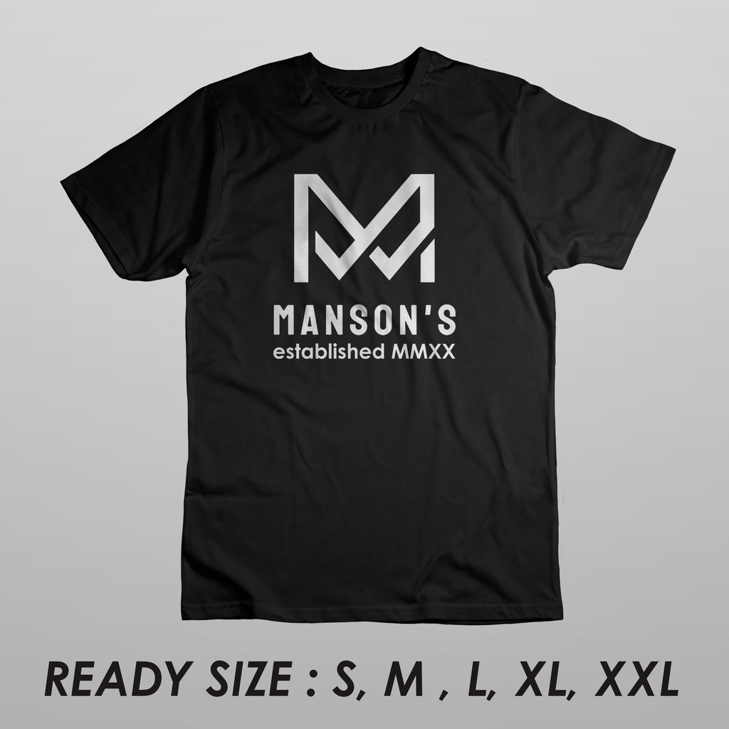 KAOS MANSON ' S POMADE KATUN COMBED 30S ASLI