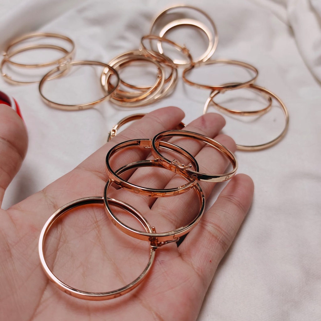 gelang anak cowok cewek cart*rr paku ukuran bayi dan anak tanggung emas asli