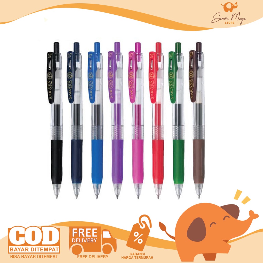 

Zebra Sarasa Pulpen Clip Gel Ink Pen 0.7