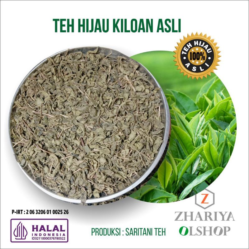 (COD) Teh Hijau Curah Teh Kiloan, Teh Asli Olahan Baru Berkualitas