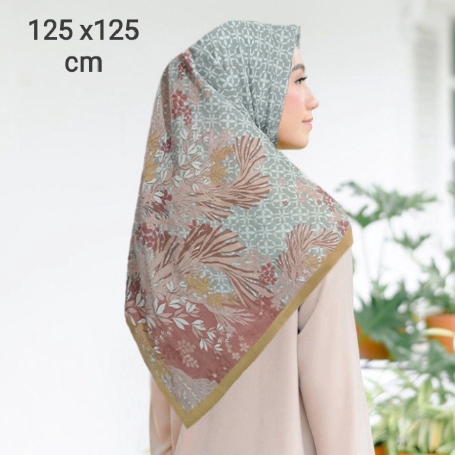PROMO DISKON RAMADHAN SALE Jilbab Syari Motif / Jilbab Segi empat Syari / Hijab Syari / Kerudung Sya