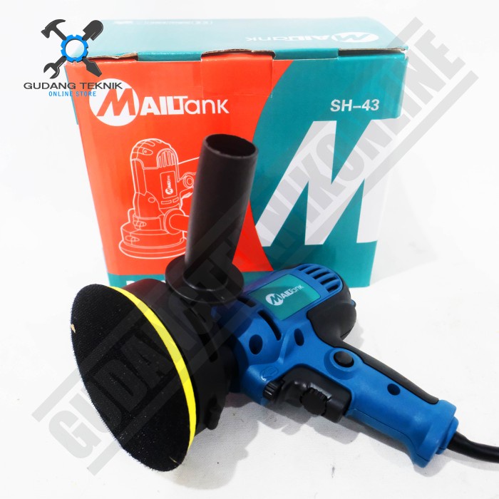 Mesin Poles Listrik Body Mobil Motor 600 Watt 5&quot; SH43 MAILTANK / Machine Electric Polisher 5 Inch 600W SH 43 MAILTANK