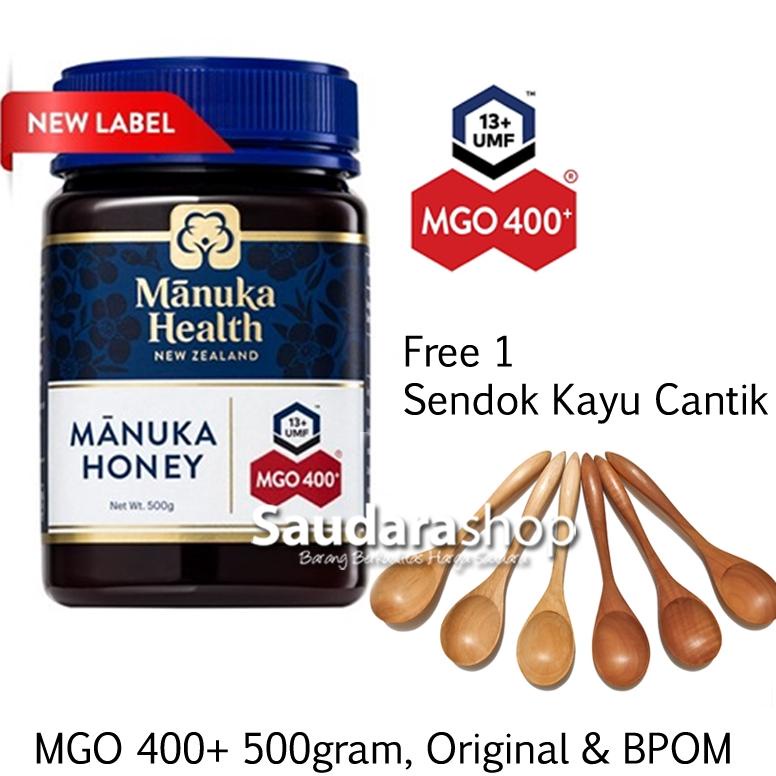 

Madu Manuka Health MGO 400+ 500gram / Manuka Honey UMF 13+ 500gram