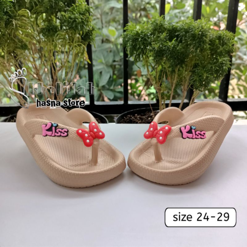 Sandal jepit anak perempuan Karakter lucu Balacca size 24-29