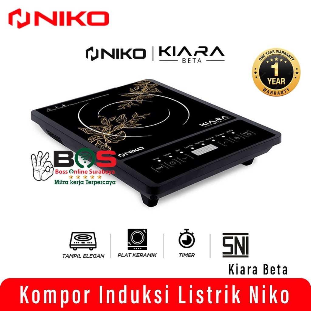 Kompor Induksi Niko Kiara Beta Niko Kompor 1 Tungku Induction Stove Beta