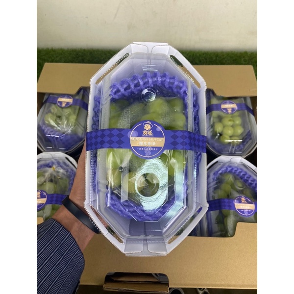 

ANGGUR SHINE MUSCAT IMPORT 500 GRM