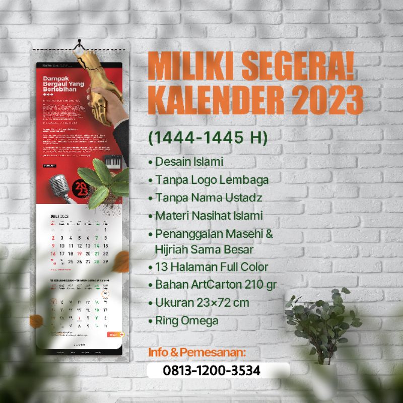 

Kalender Masehi 2023 dan Hijriyah 1444-1445