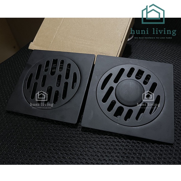 Harga TERMURAH Anti Karat 1SET Saringan Got Stainless HITAM Floor drain buangan air Black Anti karat premium kualitas