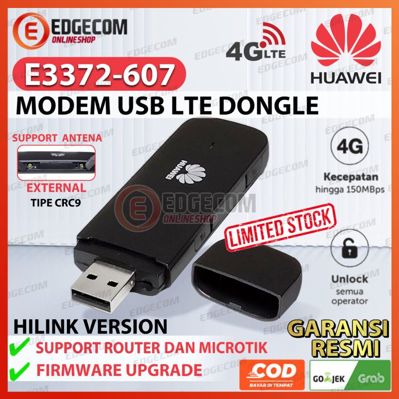 Modem USB Huawei E3372 4G LTE Unlock All Operator