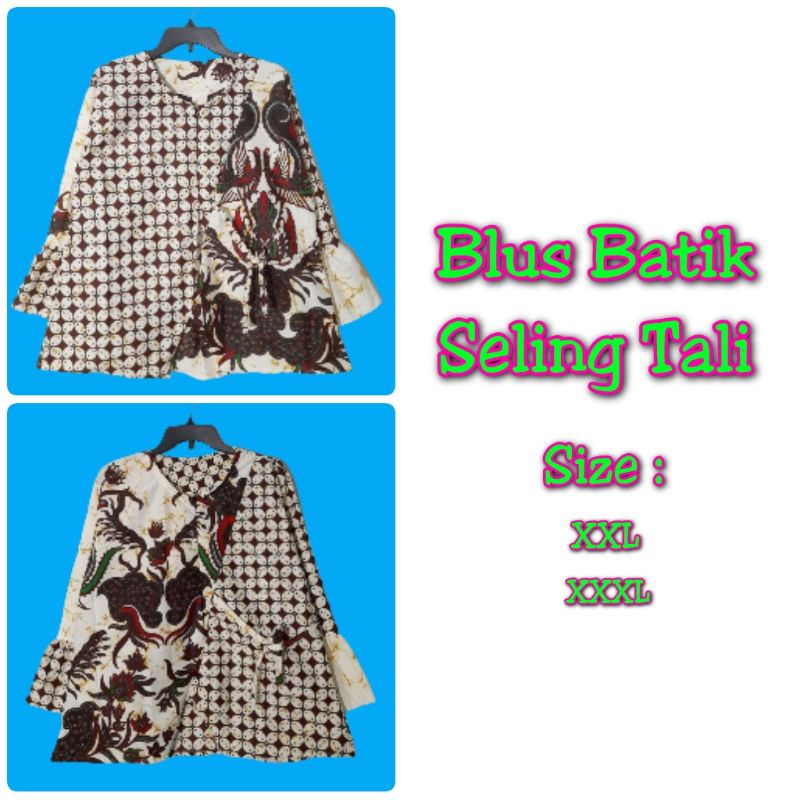 Blus Truntum Kupu M - XXXXL