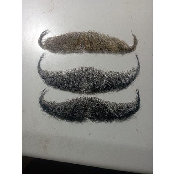 kumis baplang, hitam, uban, coklat