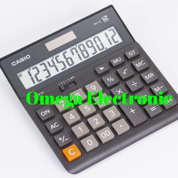 

Casio Dh 12 - Calculator Desktop Kalkulator Meja Kantor Office Dh-12
