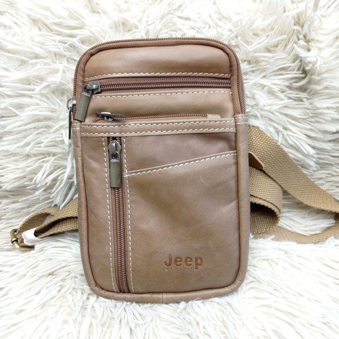 tas selempang pria kulit asli import tas hp pinggang pria tas pria