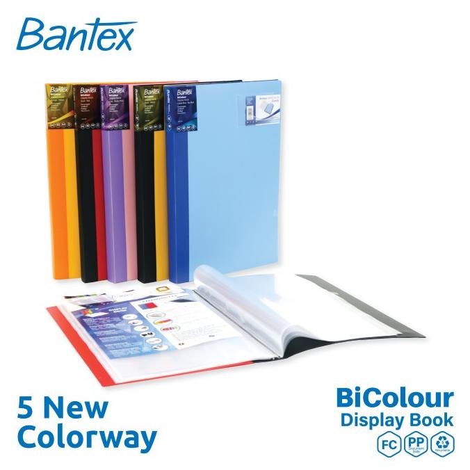 

SALE Bantex BICOLOUR Display Book Folio 20 Pocket 3183