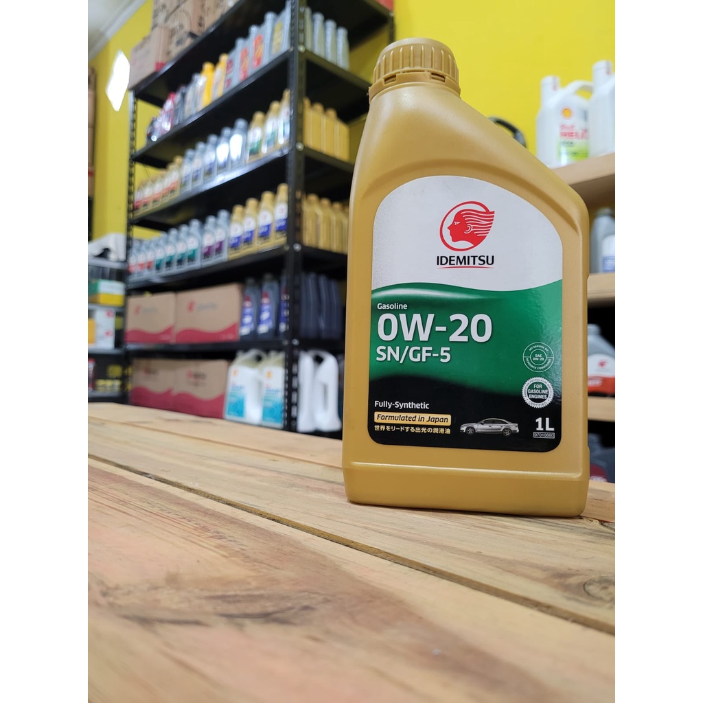 IDEMITSU 0W20 API SN/ ILSAC GF-5 1L - oli mesin mobil