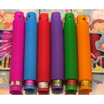 Mainan Anak Selang Pop Led Murah Mainan Viral Light Up Pop Tubes Pop Pipes Mainan Lampu Stick Anak