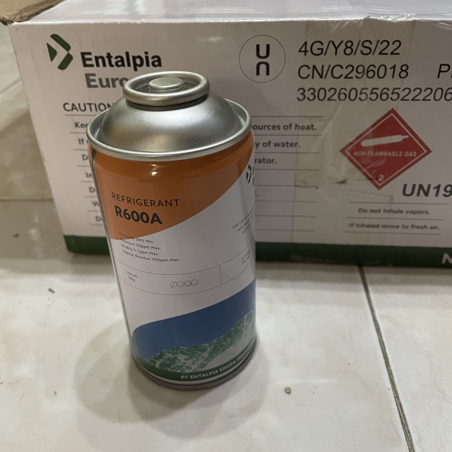 R600a REFRIGERANT ENTALPIA - 120 g