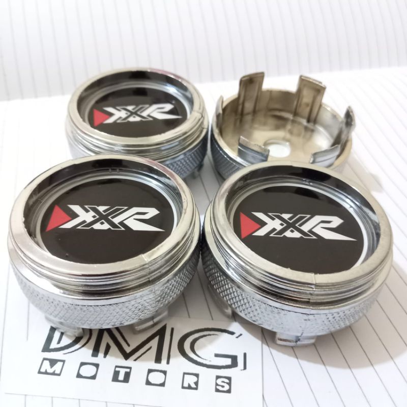 dop velg racing xxr chrome diameter 6 cm